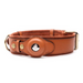 Genuine Leather AirTag Dog Collar