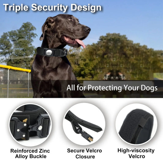 Genuine Tactical AirTag Dog Collar