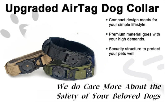 Genuine Tactical AirTag Dog Collar