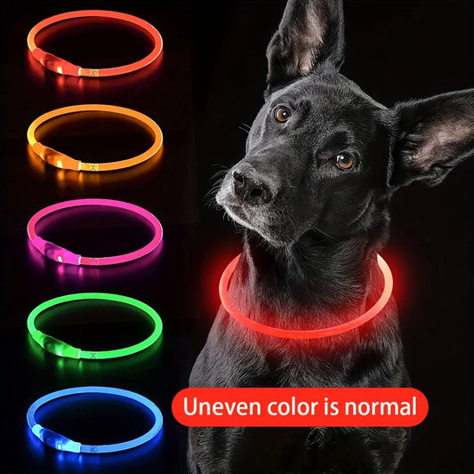 LED Light Night Safety Dog Collar