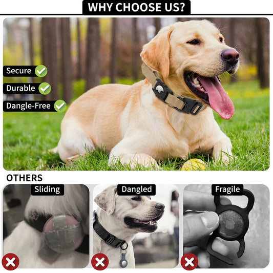 Genuine Tactical AirTag Dog Collar