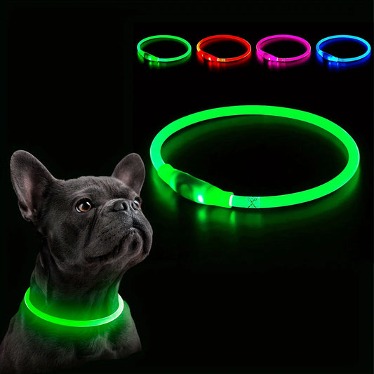 LED Light Night Safety Dog Collar