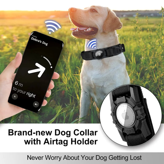 Genuine Tactical AirTag Dog Collar