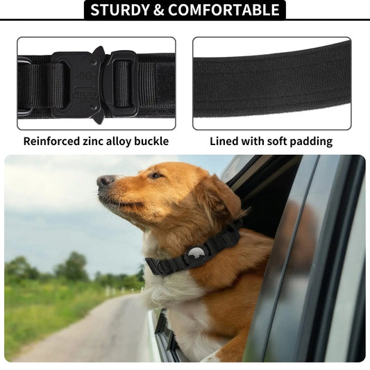 Genuine Tactical AirTag Dog Collar